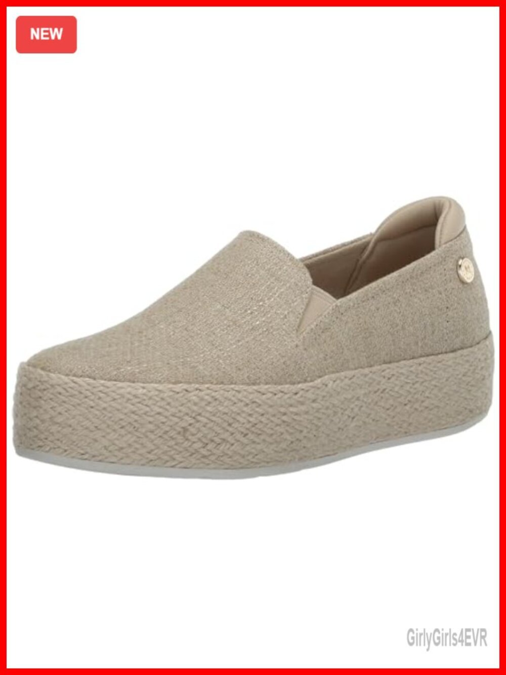 Women's Canvas Loafers with Air Cooled Memory Foam - Espadrille Design